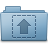 Upload Folder Blue Icon